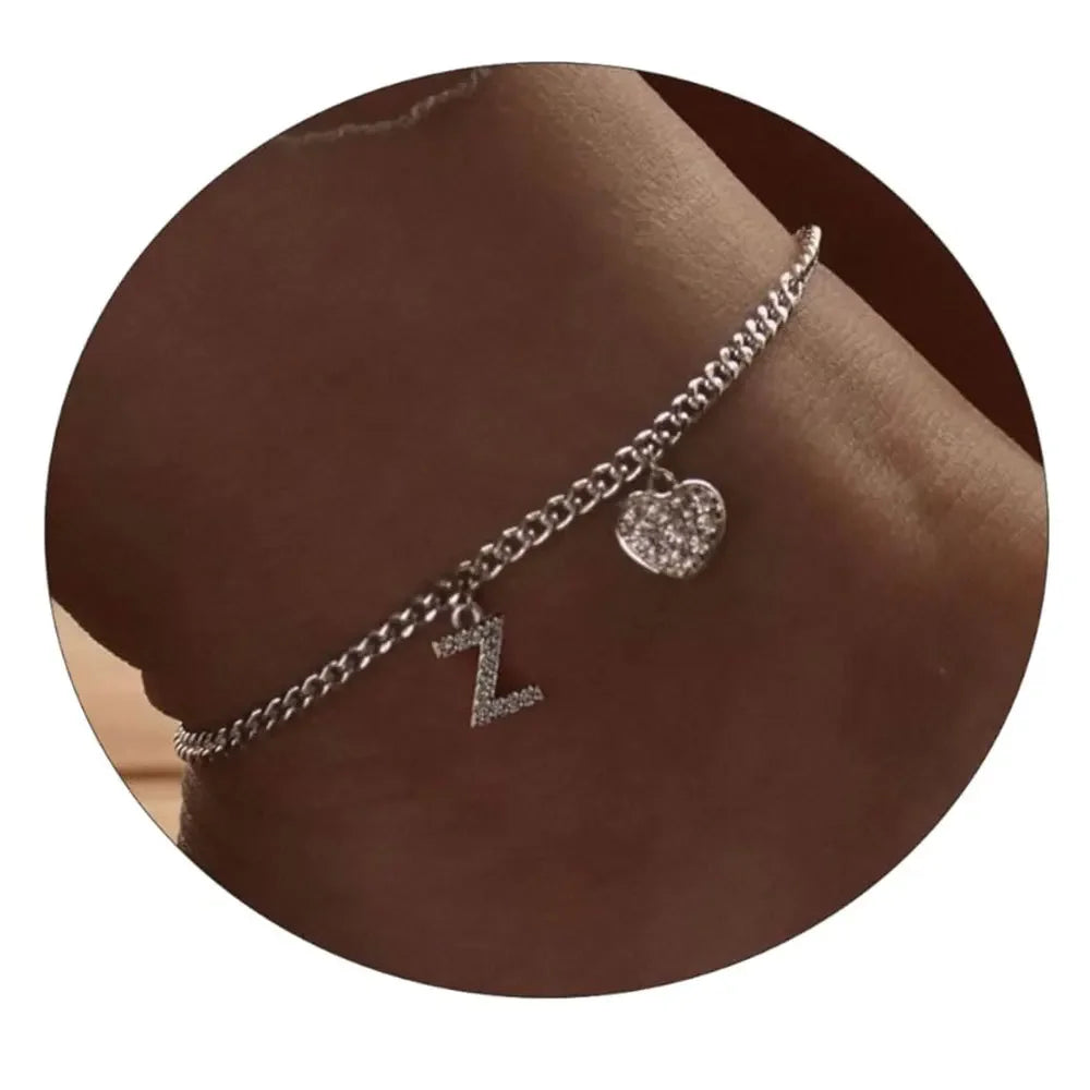 Letter Anklet For Women