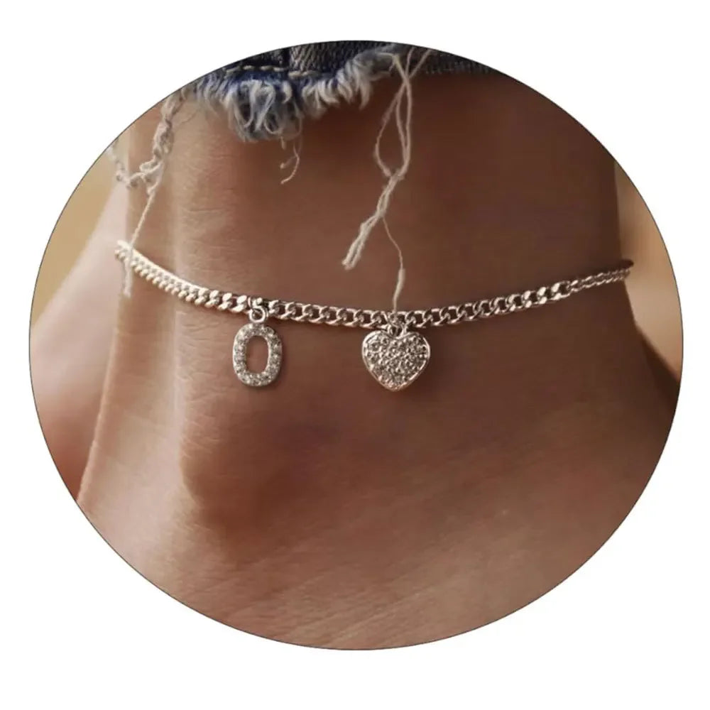 Letter Anklet For Women