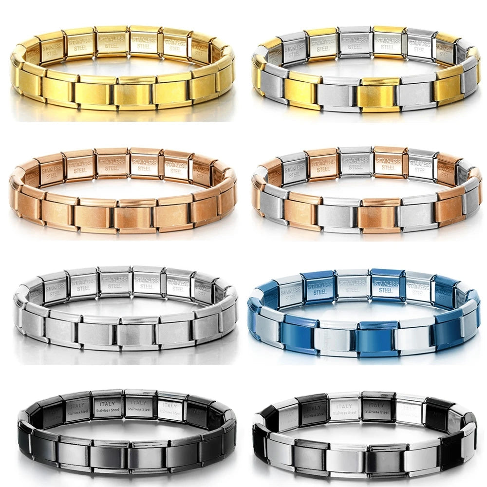 Pulseras con dijes italianos