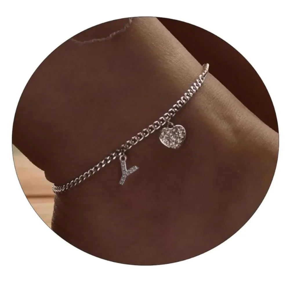Letter Anklet For Women