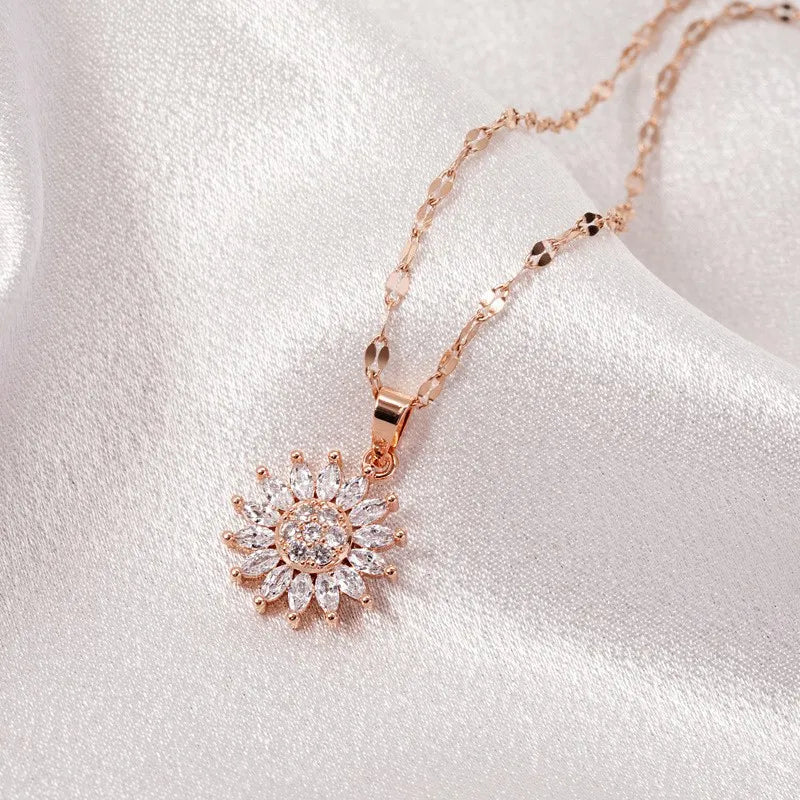 Collares de girasol para mujer