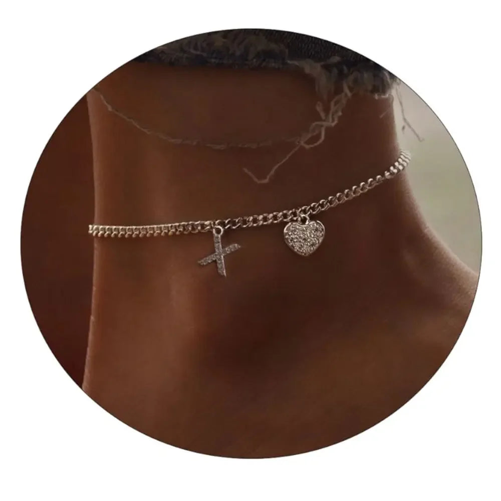 Letter Anklet For Women