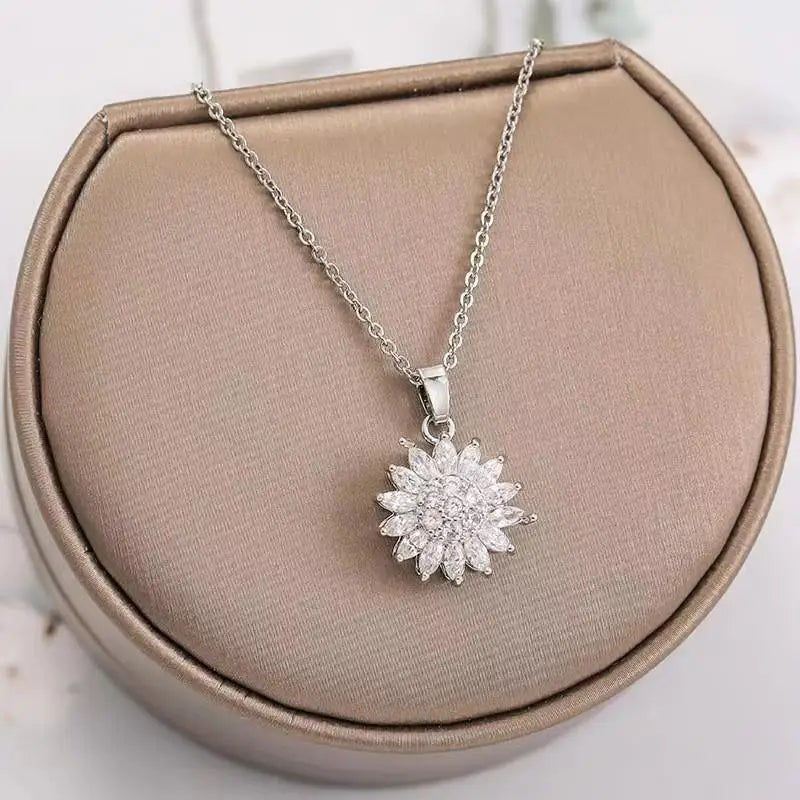 Collares de girasol para mujer