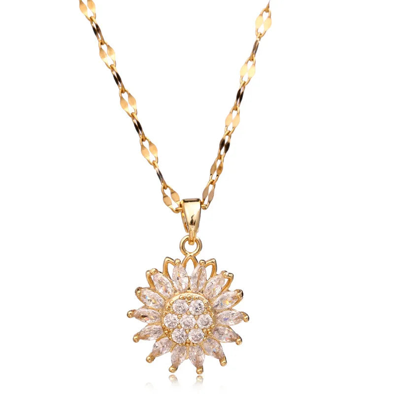 Collares de girasol para mujer